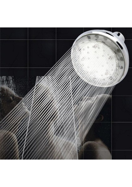 Lala LED Işık 7 Renk Değiştiren Su Glow Duş Başlığı Banyo Ev (Yurt Dışından) fiyatları