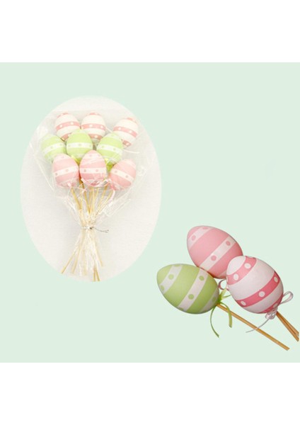 9 Adet/takım Moda Dıy Plastik Boyama Boyalı Paskalya Yumurtaları Sopalarla Çocuk Hediye El Oyuncaklar Ev Partisi Süslemeleri Yumurta Paskalya Günü Çocuk Hediyeler Ev Partisi Şekerleri (Yurt Dışından) fiyatları