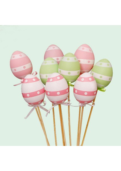 9 Adet/takım Moda Dıy Plastik Boyama Boyalı Paskalya Yumurtaları Sopalarla Çocuk Hediye El Oyuncaklar Ev Partisi Süslemeleri Yumurta Paskalya Günü Çocuk Hediyeler Ev Partisi Şekerleri (Yurt Dışından) fırsatları