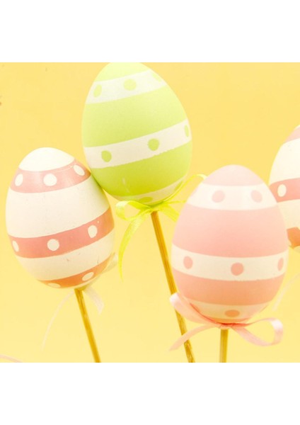 9 Adet/takım Moda Dıy Plastik Boyama Boyalı Paskalya Yumurtaları Sopalarla Çocuk Hediye El Oyuncaklar Ev Partisi Süslemeleri Yumurta Paskalya Günü Çocuk Hediyeler Ev Partisi Şekerleri (Yurt Dışından) indirimleri