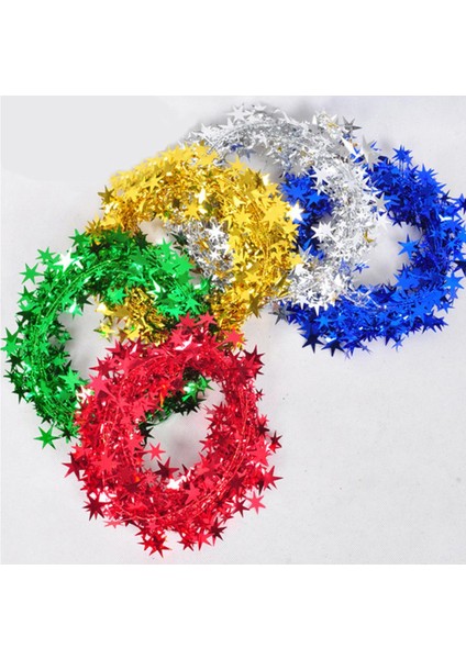 5m Noel Noel Dekorasyonu Yıldız Rattan Süs (Null) (Yurt Dışından)