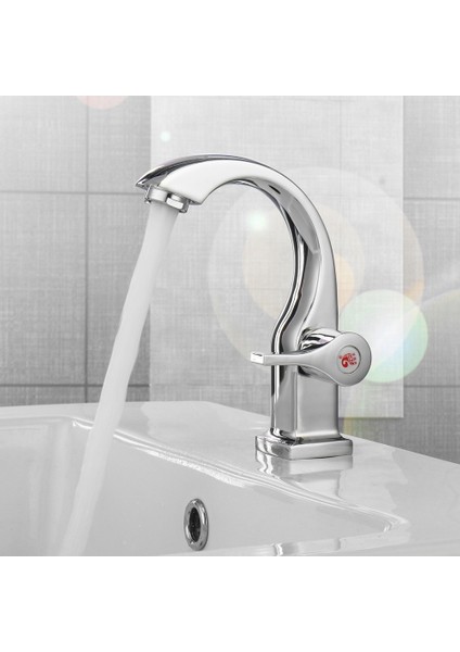 Elektrikli Aletler Bakır Alaşımlı Banyo Musluk Lavabo Banyo Musluk Tek Kolu Soğuk Tapwear (Yurt Dışından)