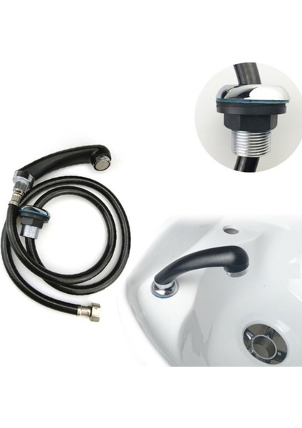 Evrensel 1/2 Inç Genişlik Musluk Borusu Sıhhi Tesisat Borusu, Şampuan Yatak Musluk Duşu, Yüksek Yoğunluklu, Sızıntı Yok, Siyah, Esnek (Yurt Dışından) fırsatları