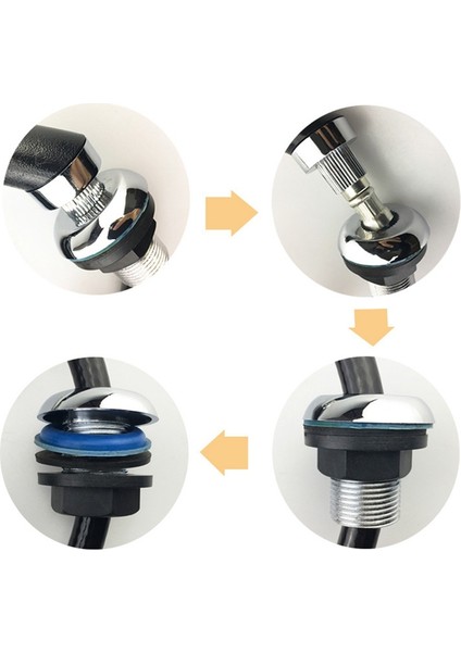 Evrensel 1/2 Inç Genişlik Musluk Borusu Sıhhi Tesisat Borusu, Şampuan Yatak Musluk Duşu, Yüksek Yoğunluklu, Sızıntı Yok, Siyah, Esnek (Yurt Dışından) indirimleri