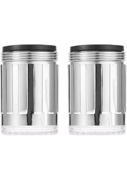 1 Çift Renkli LED Işık Su Glow Musluk Musluk Başlığı Paslanmaz Çelik (Yurt Dışından) modelleri