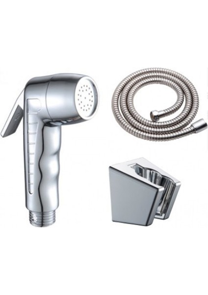 Bide Duş Başlığı Seti El Düzenlenen Banyo Bide Püskürtücü Jet T Et Musluk Sprey Banyo Aksesuarları Için (Yurt Dışından)