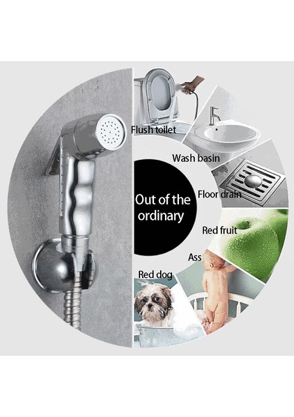 Bide Duş Başlığı Seti El Düzenlenen Banyo Bide Püskürtücü Jet T Et Musluk Sprey Banyo Aksesuarları Için (Yurt Dışından) fiyatları