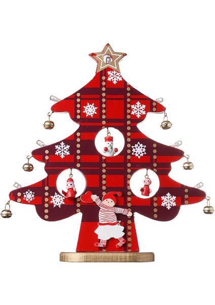 LED Işık Noel Dekorasyon Hediyesi ile Noel Noel Baba Kardan Adam Çan Süsleme (Yurt Dışından) fırsatları