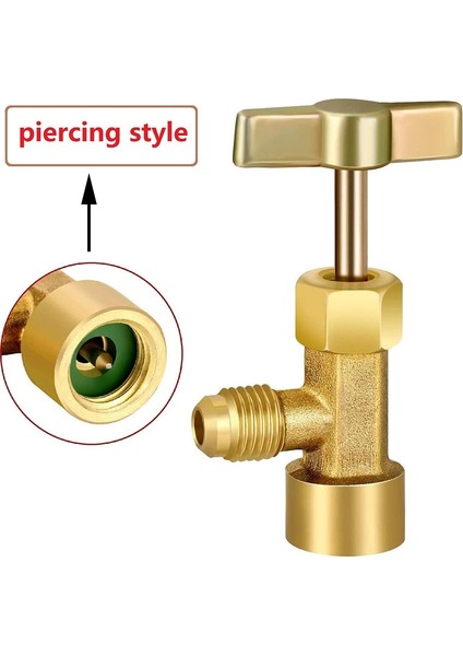 FS-R134A Konserve Musluk Vanası Buzdolabı Dağıtıcı Aracı, Klima Manifoldu Flon Şarj Hortumu Için Uygun (Yurt Dışından) indirimleri