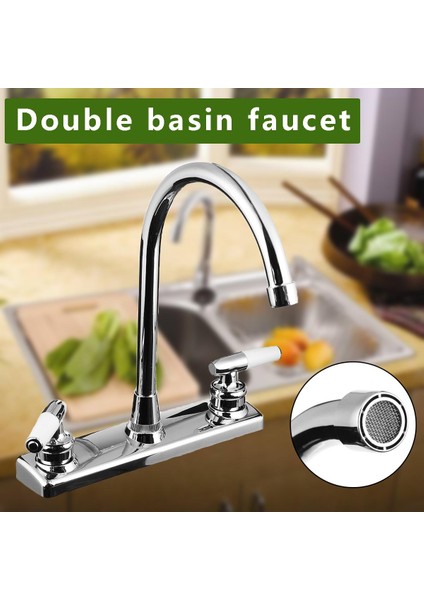 Rv / Mobil Ev Motorlu Taşıt Mutfak Lavabo Sı Çift Kulplu Mikser Musluklar (Yurt Dışından) modelleri