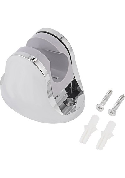 Ha El Duş Püskürtme Kafası Tutucu Braketi Banyo Duvarına Montaj Ayarlanabilir-Gümüş (Yurt Dışından)