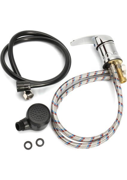 Sıcak Soğuk Musluk Püskürtme Hortumu Değiştirme Seti Spa Güzellik Salonu Şampuan Bo (Yurt Dışından) fiyatları