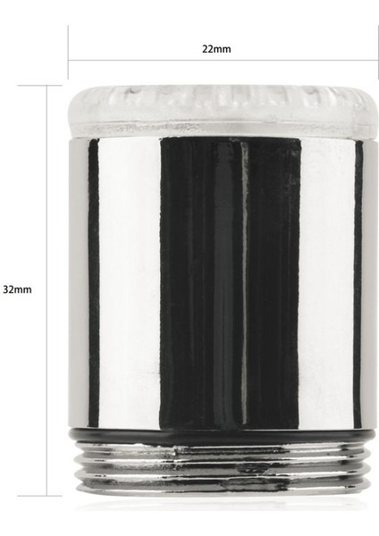 LED Işık Su Musluğu Sıcaklık Sensörü Rgb Glow Duş Akışı Duş Başlığı Musluk - Renkli Flaş (Yurt Dışından) modelleri