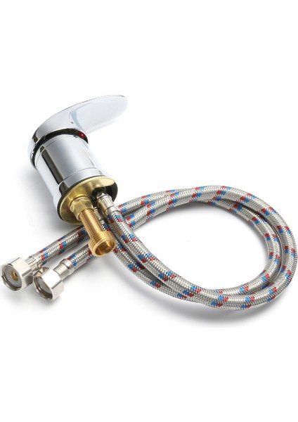 Çok Fonksiyonlu Alet 60 cm Sıcak ve Soğuk Musluk Püskürtme Hortumu Püskürtücü Kuaförlük Salonu Havzası Saç Lavabo Musluğu (Yurt Dışından)