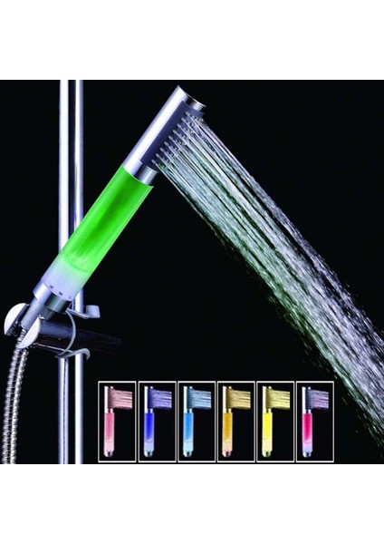 Ef El Tipi 7 Renk Değişen LED Romantik Otomatik Duş Banyo Başlığı (Yurt Dışından) fırsatları