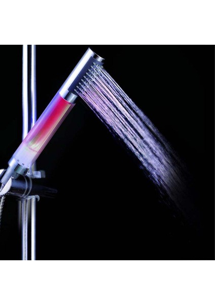 Ef El Tipi 7 Renk Değişen LED Romantik Otomatik Duş Banyo Başlığı (Yurt Dışından) indirimleri