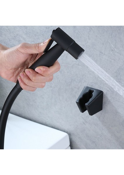 Memesi Duş Siyah Tuvalet Bide El Püskürtücü Duş Başlığı Paslanmaz Çelik Hijyenik Kapatma Püskürtücü Banyo Aksesuarları (Yurt Dışından) fırsatları