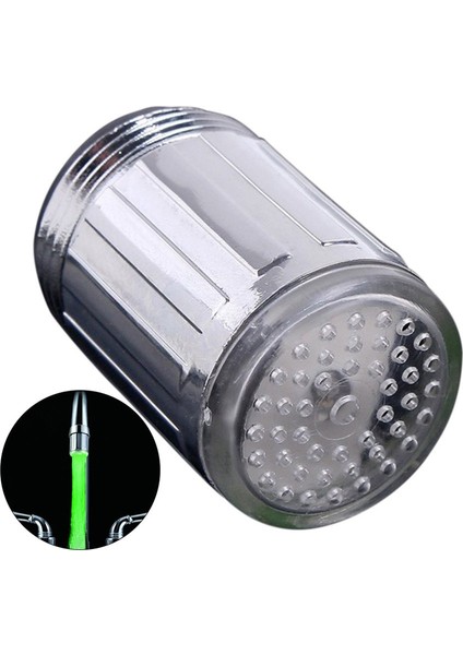 Ef 1 Adet Renkli LED Musluk Musluk Tek Renkli Su Akışı Musluğu / Musluk Mutfak ve Banyolara Uygun Musluk (Yurt Dışından)