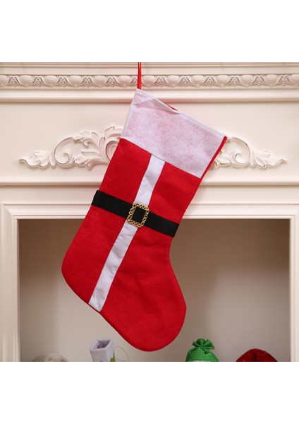 Noel Çorabı Noel Baba Çorabı Asmak Çorap Hediye Noel Dekorasyon Parti Süsleri (Yurt Dışından) fırsatları