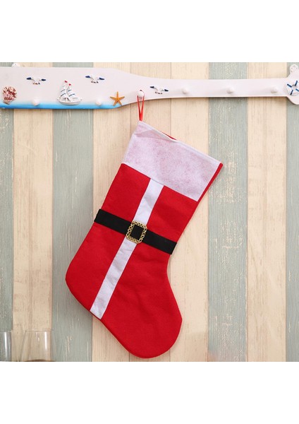 Noel Çorabı Noel Baba Çorabı Asmak Çorap Hediye Noel Dekorasyon Parti Süsleri (Yurt Dışından) indirimleri