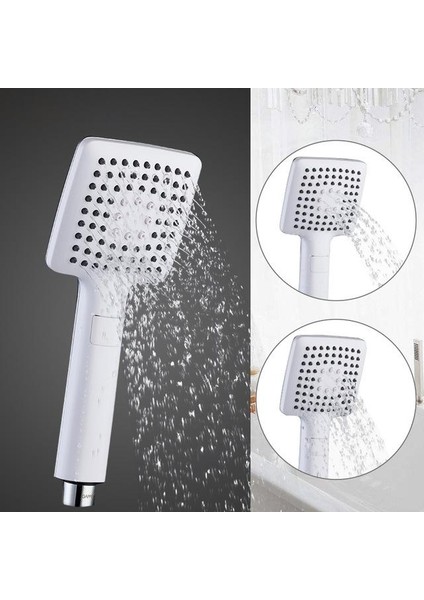 Gappo G27 El Kare Şekli Banyo Asjuatable 3 Yollu Spa Ev Ofis Için Abs Krom Kaplama Su Tasarruflu Duş Başlığı (Yurt Dışından) fiyatları