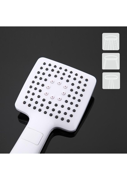 Gappo G27 El Kare Şekli Banyo Asjuatable 3 Yollu Spa Ev Ofis Için Abs Krom Kaplama Su Tasarruflu Duş Başlığı (Yurt Dışından) modelleri