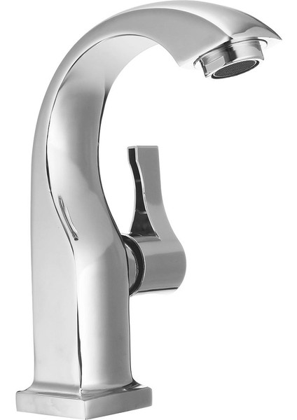 Krom Banyo Havzası Musluk Şelale Bacalı Tek Kolu Ev Ofis Için Lavabo Banyo Mikser Dokunun (Yurt Dışından)