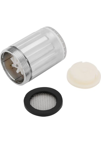 3 Renkli LED Işık Değişimi Musluk Suyu Musluk Sıcaklık Sensörü Su Musluğu - Yeşil (Yurt Dışından)