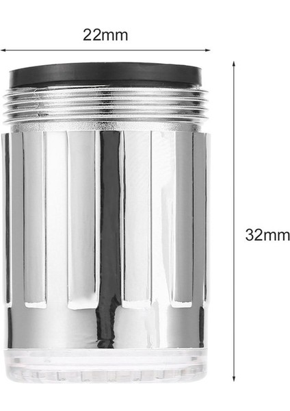 3 Renkli LED Işık Değişimi Musluk Suyu Musluk Sıcaklık Sensörü Su Musluğu - Yeşil (Yurt Dışından) modelleri