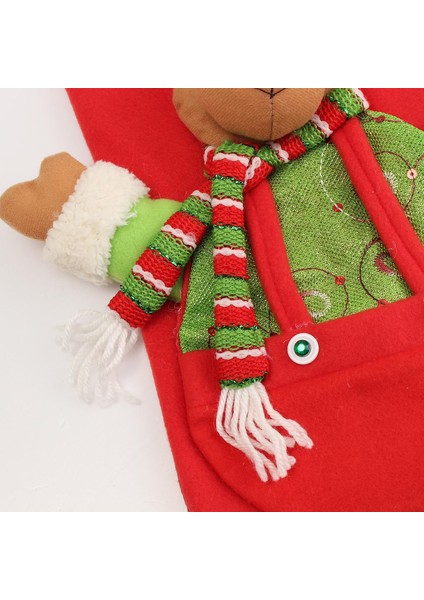 Yeni Yıl Vintage Noel Çorabı Kardan Adam Çanta Hediye Çorap Süs Çorap (Yurt Dışından) fırsatları
