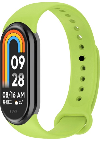 Kordon, Xiaomi Mi Band 8 ile Uyumlu Silikon Yumuşak Kayış