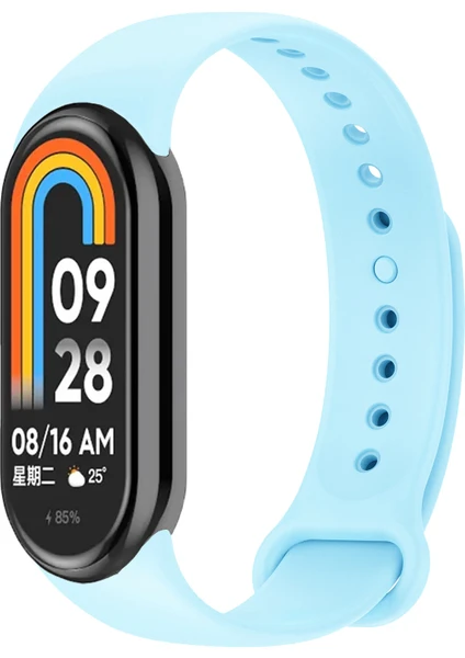 Kordon, Xiaomi Mi Band 8 ile Uyumlu Silikon Yumuşak Kayış