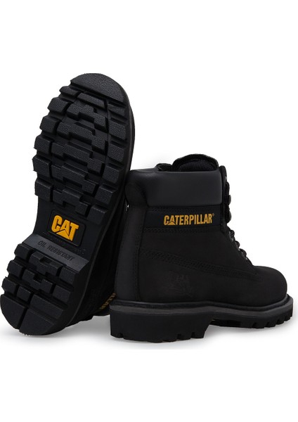 Caterpillar Colorado Black Siyah Nubuk Erkek Bot