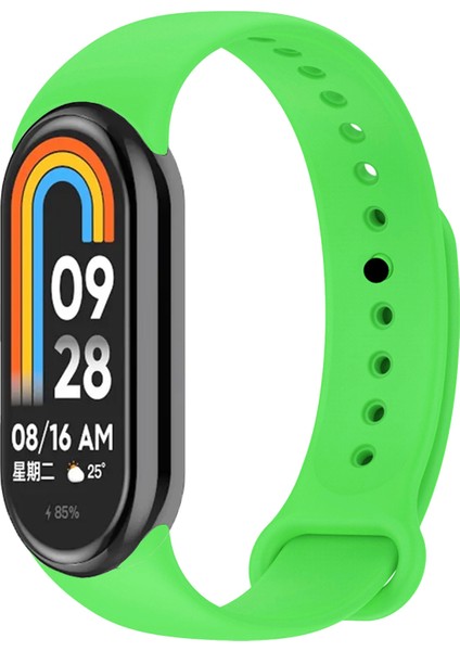 Kordon, Xiaomi Mi Band 8 ile Uyumlu Silikon Kordon Yumuşak Kayış