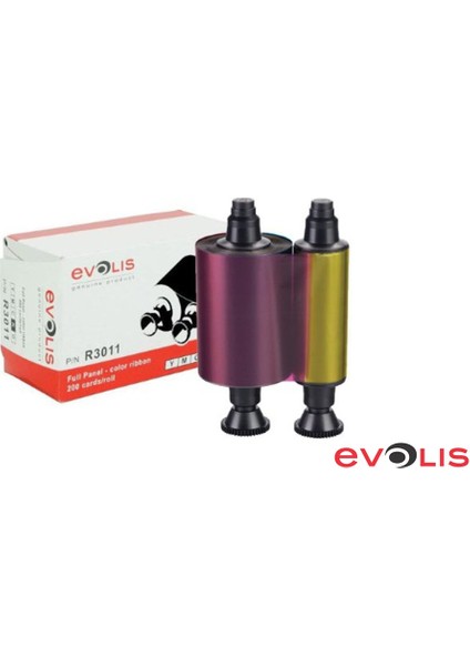 Evolis R3011 Renkli Ribon
