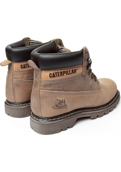 Caterpillar Colorado Beige Bej Crazy Deri Kadın Bot