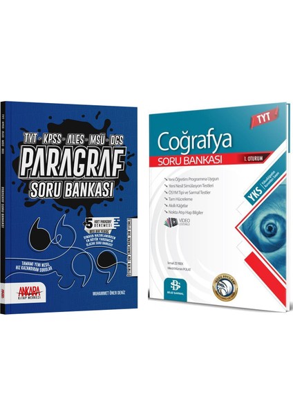 Paragraf - Bilgi Sarmal Yayınları TYT Coğrafya ve Soru Bankası Seti 2 Kitap