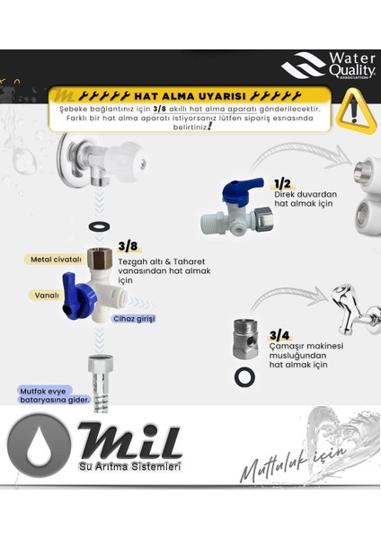 Su Arıtma Cihazı 12 Aşamalı Multimineralli 8 Lt Çelik Tanklı (DNP12-M-S)