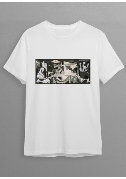 Pablo Picasso Guernica Baskılı Unisex T-Shirt H05