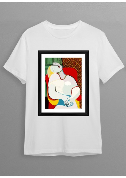 Pablo Picasso Le Reve Rüya Baskılı Unisex T-Shirt H06
