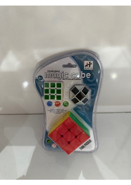 Zeka Küpü 3 Lü Rubik Küp - Magic Cube - Sabır Küpü - Zekanı Göster Seri Döner fiyatları