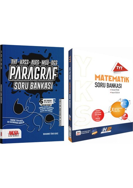 Paragraf - Hız ve Renk Yayınları Matematik Soru Bankası Seti 2 Kitap