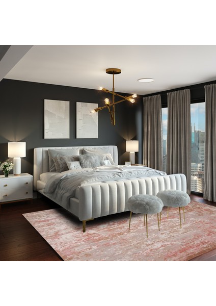 Klasik T0179 Modern Serpme Akrilik Halı