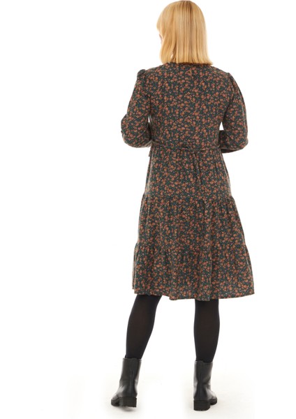 Pazen Yeşil Ceketli Sonbahar Kış Elbise indirimleri