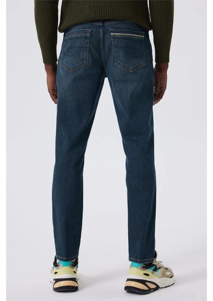K24 121050 Dn1973 Ferb Nile Blue Stone Jack Erkek Jean Pantolon
