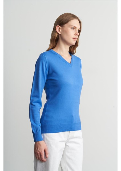 Çetinkaya Miyamira V Yaka Triko Koyu Mavi fiyatları