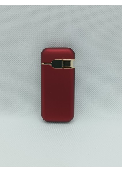 Bordo Altın Detaylı Manyetolu Rüzgar Çakmağı