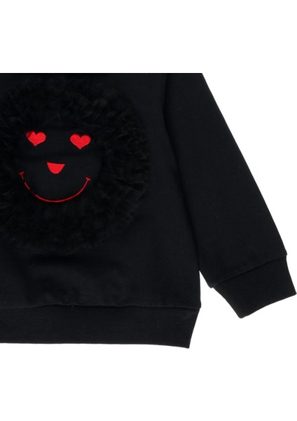 Kız Bebek Nakış Detaylı Sweatshirt