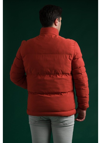 Slimfit Çıtçıt ve Fermuar Kapamalı Dik Yaka Kolları Lastikli Astarlı Yan Cepli Erkek Kısa Mont indirimleri