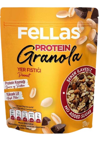 Granola - Yer Fıstığı & Protein Bar Parçacıklı 270G